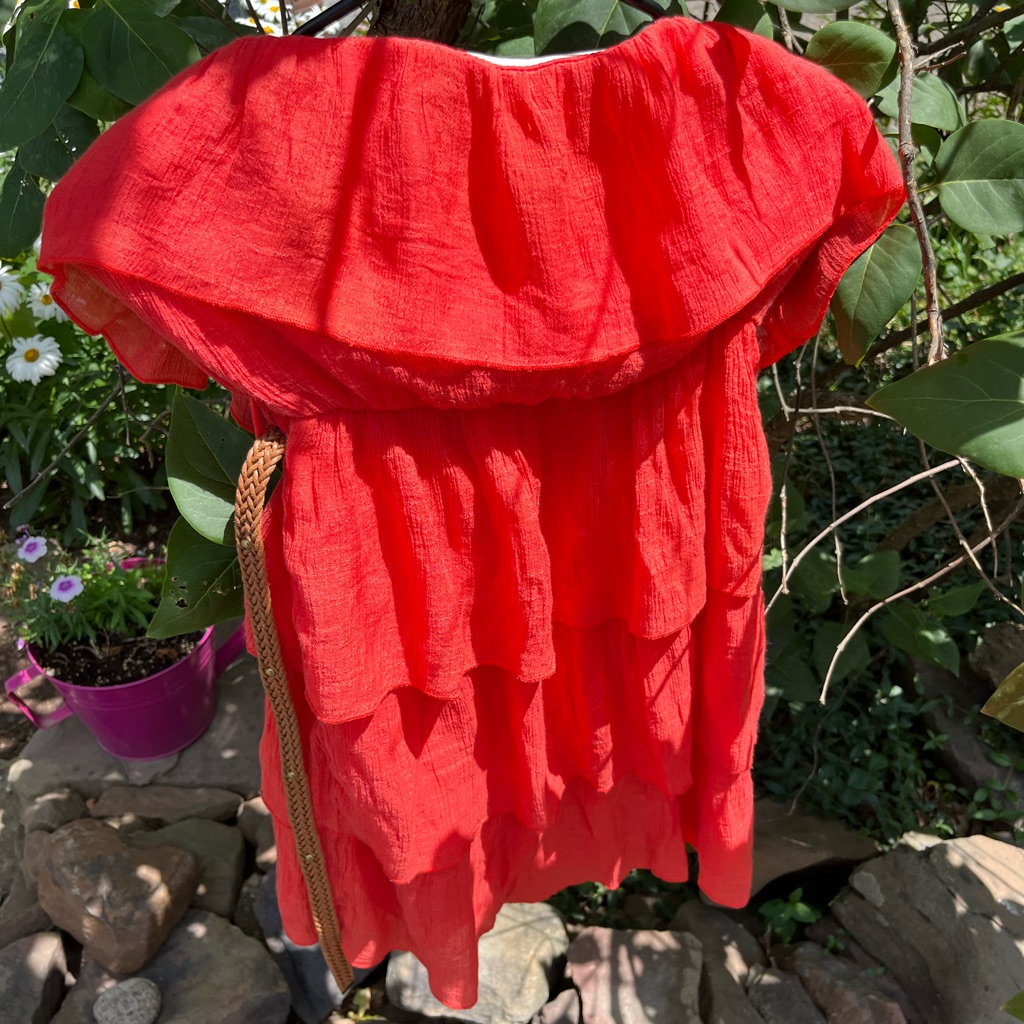 By And By Brand Orange Blouse